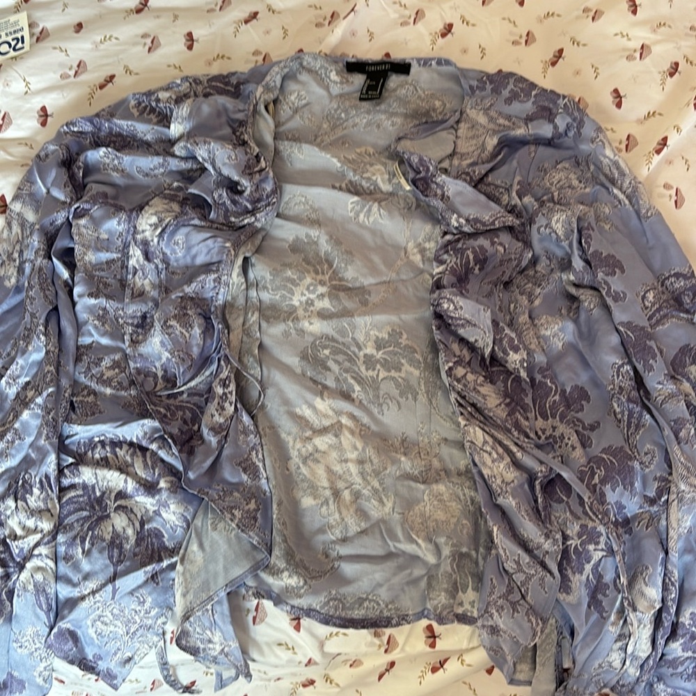 forever 21 woven top/blouse/cover up